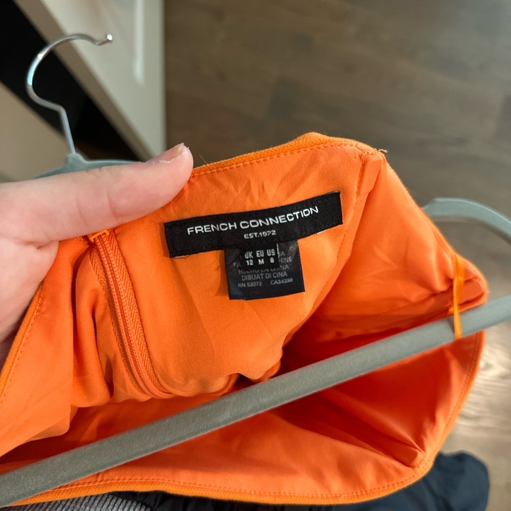 French Connection Orange Dress